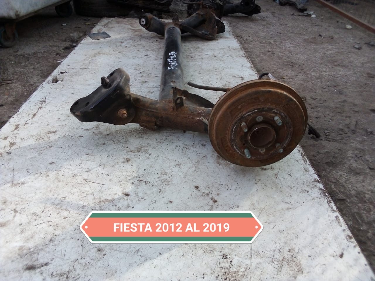 PUENTE POSTERIOR FORD FIESTA 2012 AL 2019